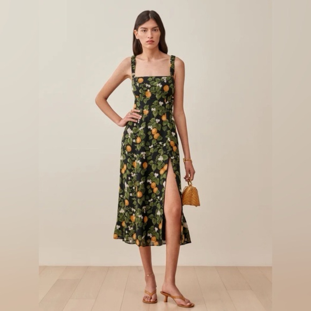 Reformation Dominique Dress in Clementine